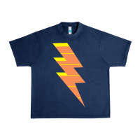 Navy LIGHTNING BOLT Urban Heavy Tee - baoMotion