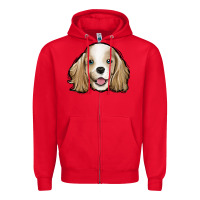 Red cocker spaniel Zipper Hoodie - Jasminsmagicworld