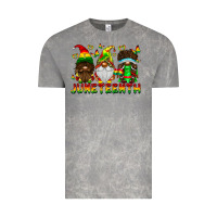 Cloud Rock June Teenth Gnomes Vintage Tee - CowhideDigitalArt