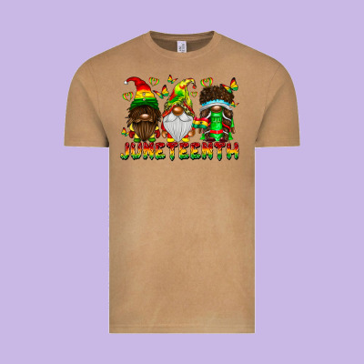 June Teenth Gnomes Vintage Tee Designed By Cowhidedigitalart