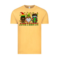 Vintage Mustard June Teenth Gnomes Vintage Tee - CowhideDigitalArt