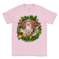 Bubblegum Pink Christmas merino Classic Tee - BarkalooDesign