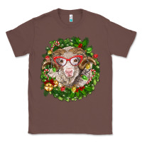 Chestnut Christmas merino Classic Tee - BarkalooDesign