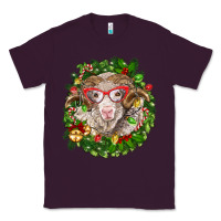 Plum Christmas merino Classic Tee - BarkalooDesign