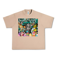 Burro easter Urban Heavy Tee - CowhideDigitalArt