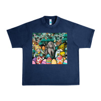 Navy easter Urban Heavy Tee - CowhideDigitalArt