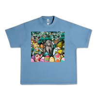 Pebble Blue easter Urban Heavy Tee - CowhideDigitalArt