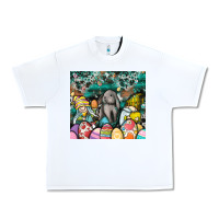 White easter Urban Heavy Tee - CowhideDigitalArt