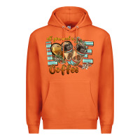 Carrot all you need is love coffee Premium Hoodie - BarkalooDesign