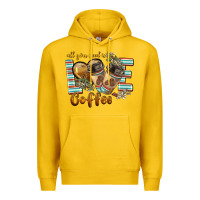Lemon all you need is love coffee Premium Hoodie - BarkalooDesign