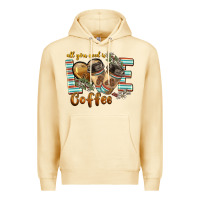 Pina Colada all you need is love coffee Premium Hoodie - BarkalooDesign