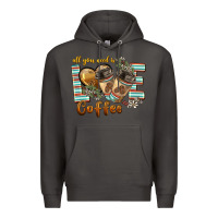 Smoke all you need is love coffee Premium Hoodie - BarkalooDesign
