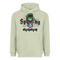 Matcha spooky mama skull Heavyweight Hoodie - RanaPortraitStore