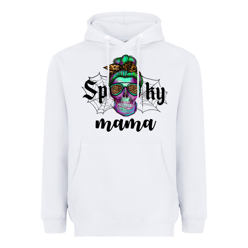 Spooky Mama Skull Heavyweight Hoodie by RanaPortraitStore | Teevron