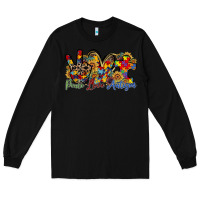 Black peace love autism Long Sleeve Tee - RacoonDesign