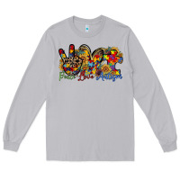 Moon Dust peace love autism Long Sleeve Tee - RacoonDesign