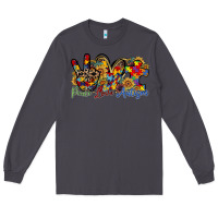 Smoke peace love autism Long Sleeve Tee - RacoonDesign