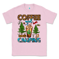 Bubblegum Pink Coffee And Camping Frappe Classic Tee - FaDigitalArtStudio