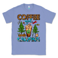 Colony Blue Coffee And Camping Frappe Classic Tee - FaDigitalArtStudio