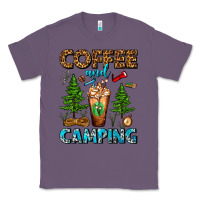 Lavender Coffee And Camping Frappe Classic Tee - FaDigitalArtStudio