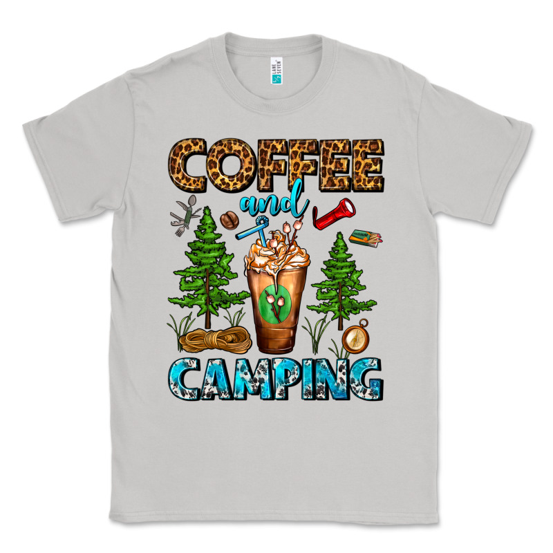 Coffee And Camping Frappe Classic Tee by FaDigitalArtStudio | Teevron