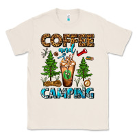 Natural Coffee And Camping Frappe Classic Tee - FaDigitalArtStudio