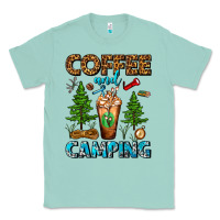 Seafoam Coffee And Camping Frappe Classic Tee - FaDigitalArtStudio
