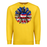 Lemon american flag leopard Premium Sweatshirt - RanaPortraitStore