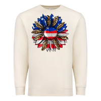 Sandshell american flag leopard Premium Sweatshirt - RanaPortraitStore