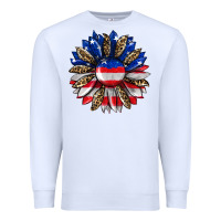 White american flag leopard Premium Sweatshirt - RanaPortraitStore
