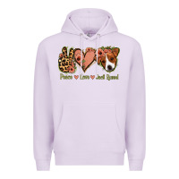Lilac Peace Love Jack Russel Premium Hoodie - Jasminsmagicworld