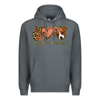 Rock Peace Love Jack Russel Premium Hoodie - Jasminsmagicworld