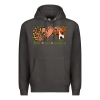 Smoke Peace Love Jack Russel Premium Hoodie - Jasminsmagicworld