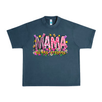 Midnight Navy mama all day everyday Urban Heavy Tee - CowhideDigitalArt