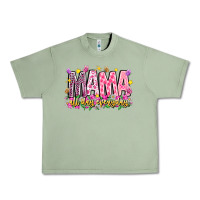 Oil Green mama all day everyday Urban Heavy Tee - CowhideDigitalArt