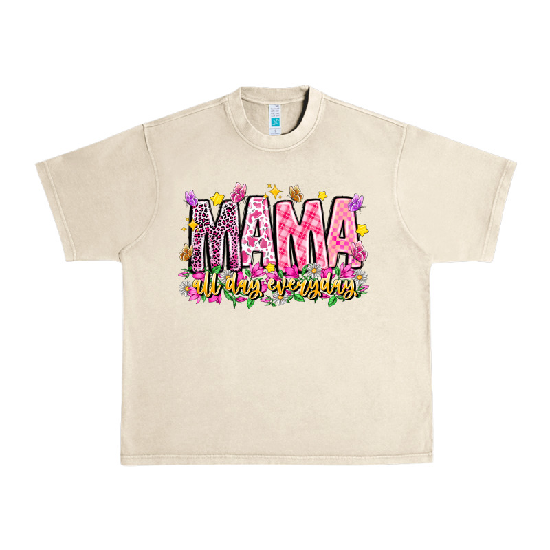 Mama All Day Everyday Urban Heavy Tee by CowhideDigitalArt | Teevron