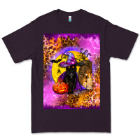 Plum witchy cat Premium Tee - BundleAndBundleShop