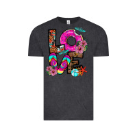 Vintage Black Love Summer Vintage Tee - CowhideDigitalArt