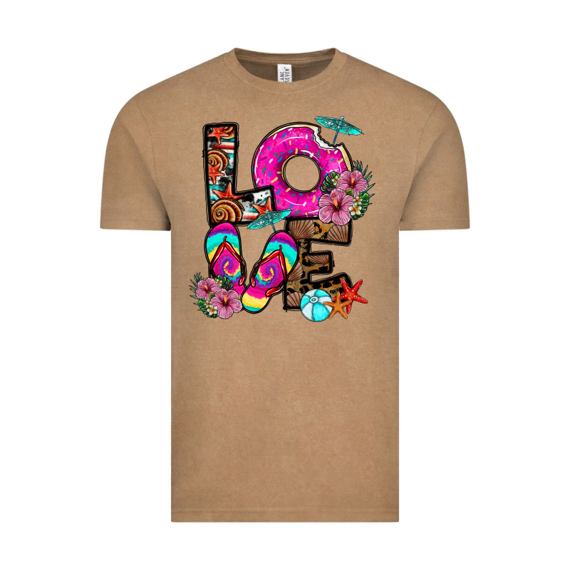 Love Summer Vintage Tee by CowhideDigitalArt | Teevron