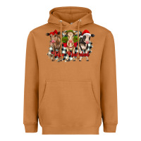 Meerkat feliz navidad heifers front view Heavyweight Hoodie - RanaPortraitStore