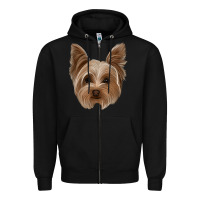 Black yorkie Zipper Hoodie - Jasminsmagicworld