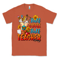 Copper Half Coffee Half Teacher Classic Tee - FaDigitalArtStudio