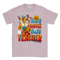 Lilac Half Coffee Half Teacher Classic Tee - FaDigitalArtStudio