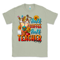 Matcha Half Coffee Half Teacher Classic Tee - FaDigitalArtStudio