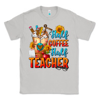 Moon Dust Half Coffee Half Teacher Classic Tee - FaDigitalArtStudio