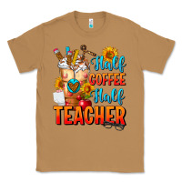 Toasted Coconut Half Coffee Half Teacher Classic Tee - FaDigitalArtStudio