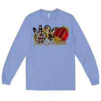 Colony Blue peace love cricket Long Sleeve Tee - RacoonDesign