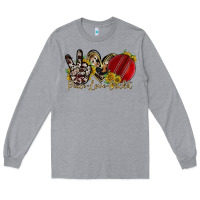 Heather Grey peace love cricket Long Sleeve Tee - RacoonDesign
