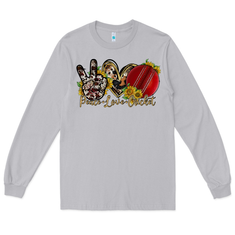 Peace Love Cricket Long Sleeve Tee by RacoonDesign | Teevron