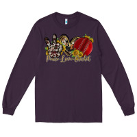 Plum peace love cricket Long Sleeve Tee - RacoonDesign